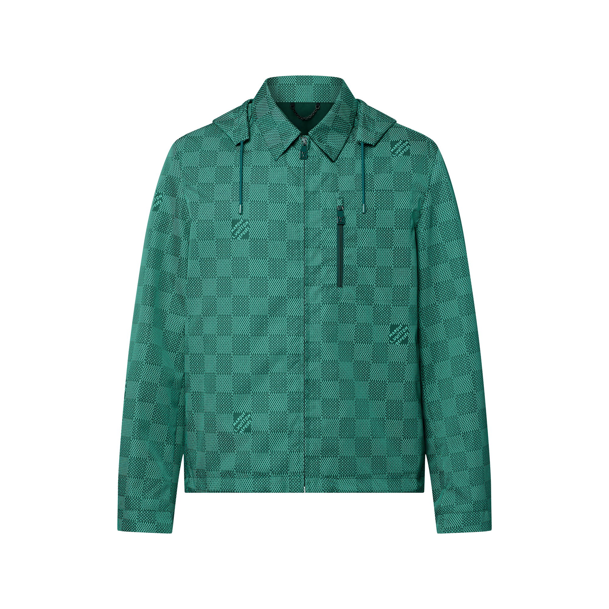 Printed Nylon Hooded Windbreaker - Ready-to-Wear 1AFQD7 | LOUIS